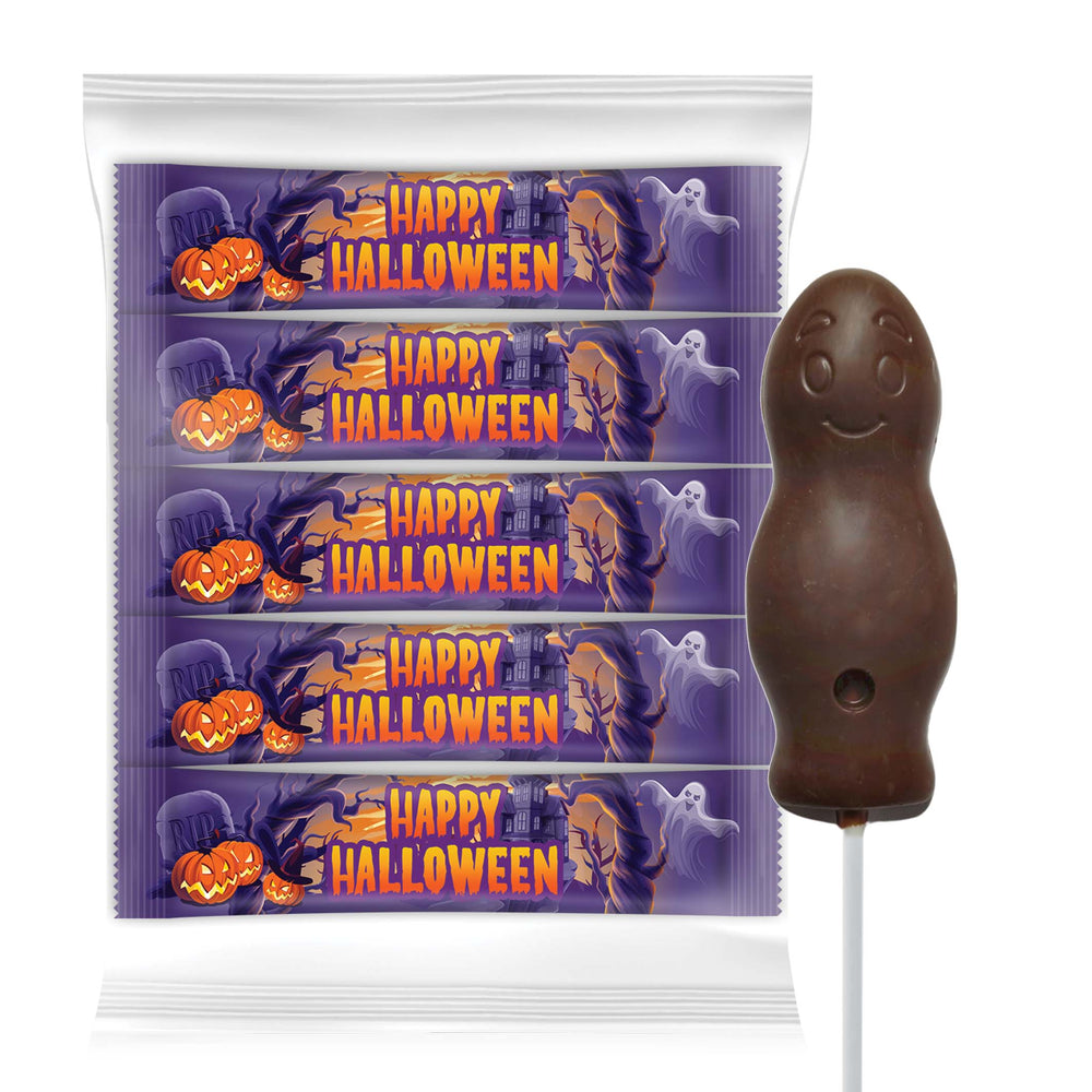 CHOCO LOLLIPOP HALLOWEEN PACK 5x15g - Display 35pz