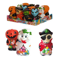 HALLOWEEN PERSONAGGI SALVADANAIO C/ CANDIES - Display 12pz